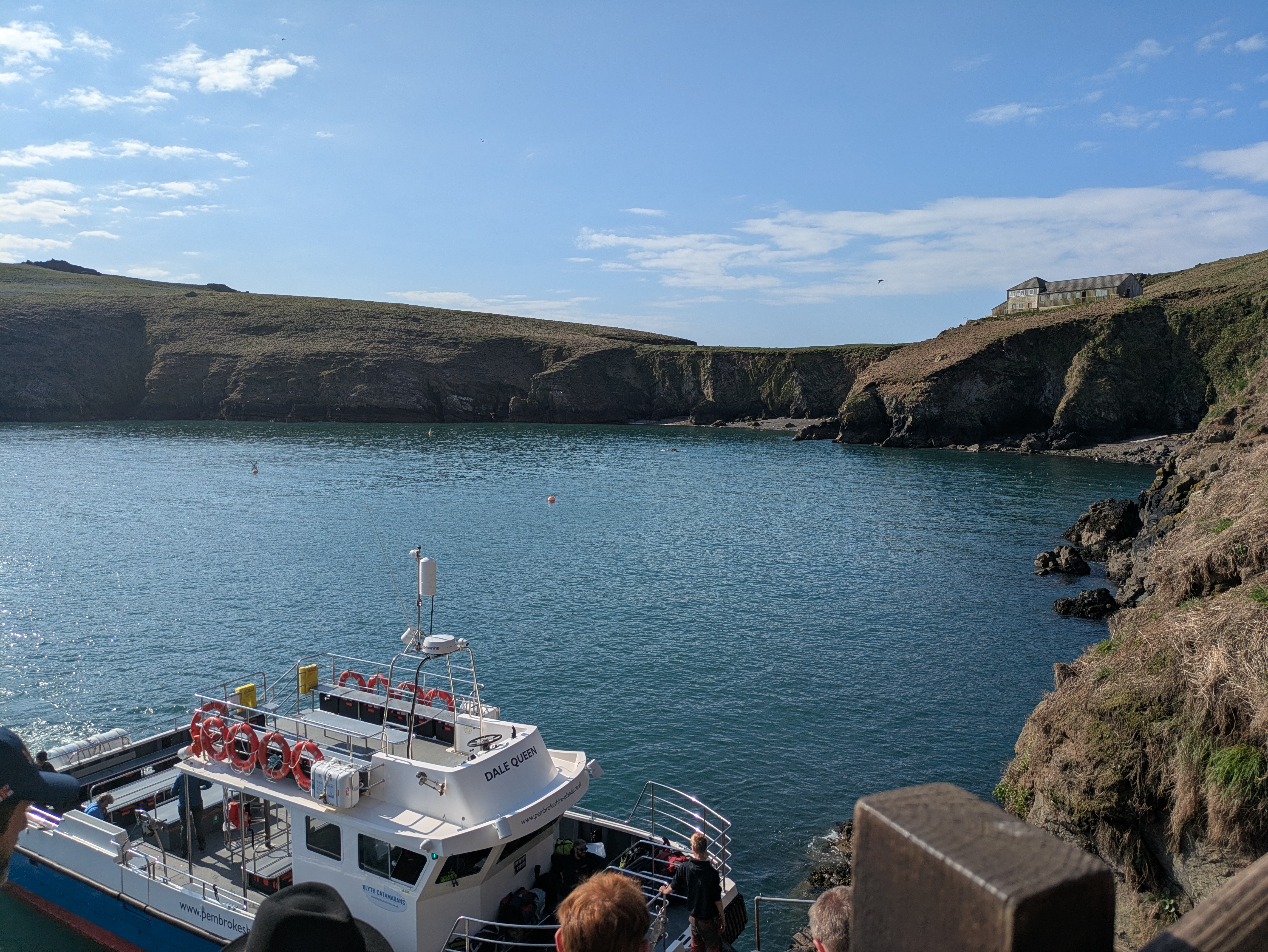The boat to Skomer
